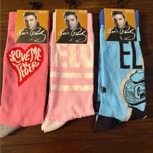 Elvis Presley Socks New Shoe Size 7-12
